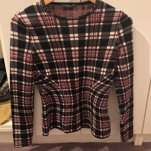 Alexander McQueen plaid sweater
